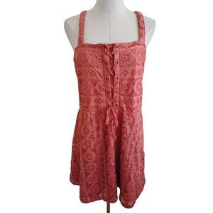 Aeropostale Peach Lace Dress Size XL NWT
